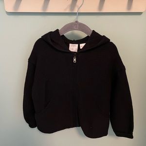 Zara Knit Zip Up Sweater